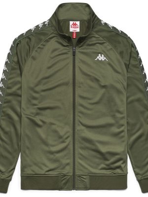 222 BANDA ANNISTON SLIM - Fleece - Jacket - Man - GREEN PARSLEY-WHITE