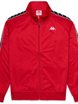 222 BANDA ANNISTON SLIM - Fleece - Jacket - Man - RED-BLACK