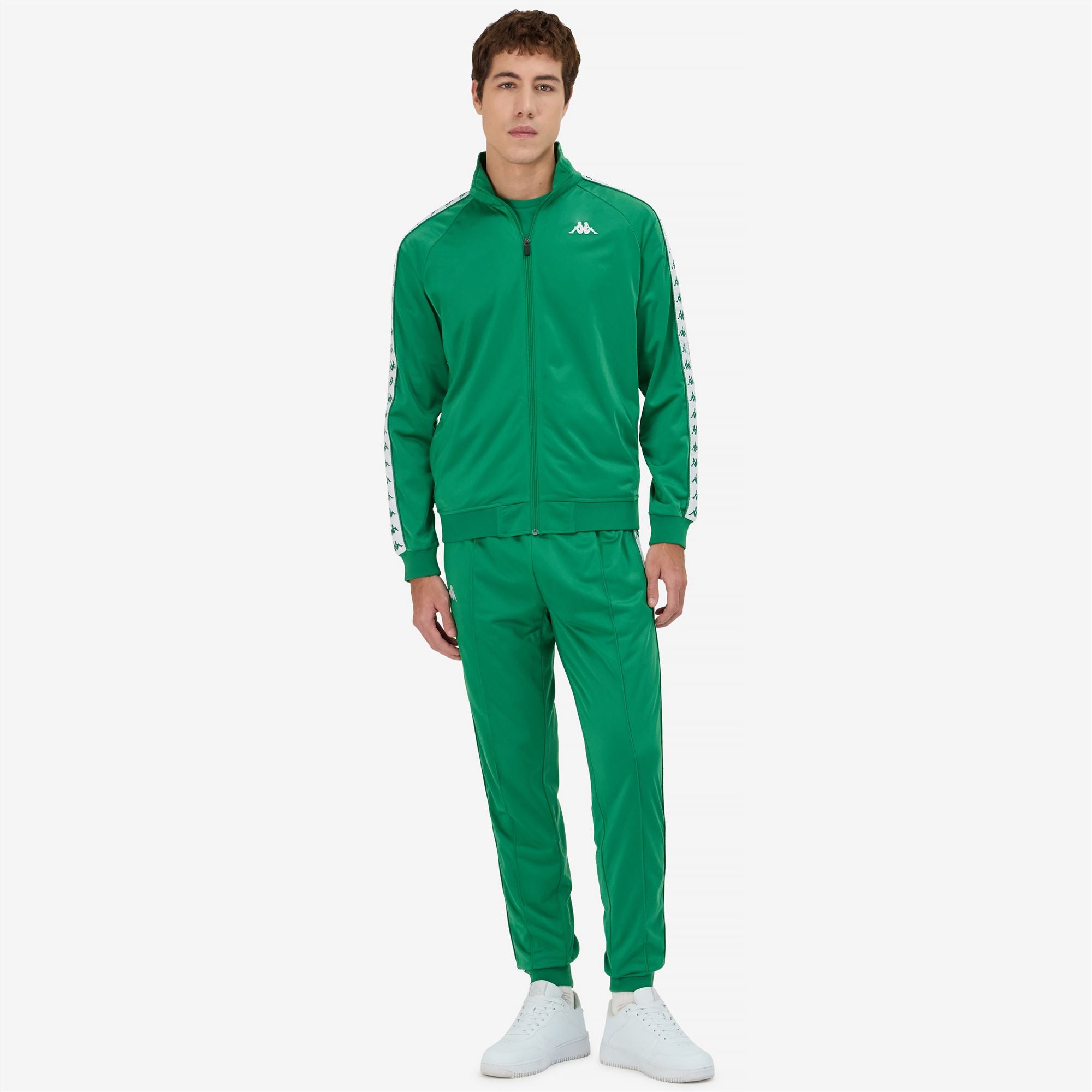 222 BANDA ANNISTON SLIM - Fleece - Jacket - Man - GREEN TEE-WHITE - Image 7