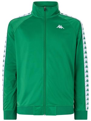 222 BANDA ANNISTON SLIM - Fleece - Jacket - Man - GREEN TEE-WHITE