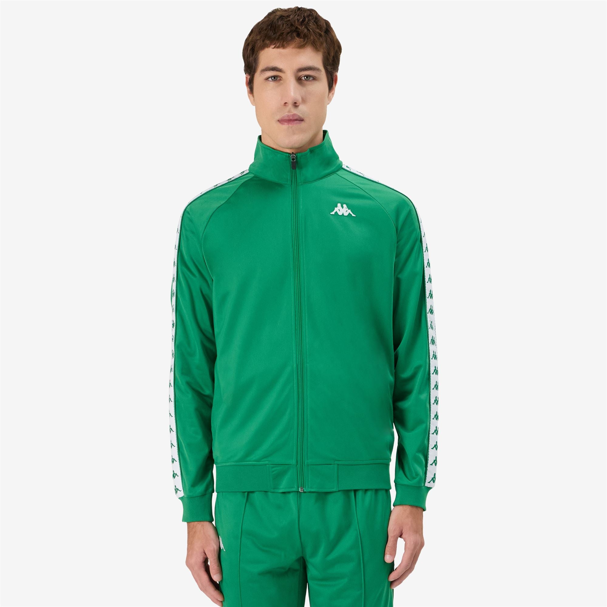 222 BANDA ANNISTON SLIM - Fleece - Jacket - Man - GREEN TEE-WHITE - Image 4