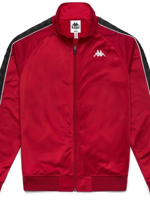 222 BANDA ANNISTON SLIM - Fleece - Jacket - Man - RED RACING-BLACK-WHITE