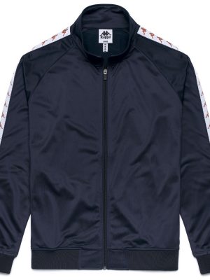 222 BANDA ANNISTON SLIM - Fleece - Jacket - Man - BLUE IRIS-WHITE-BROWN LT HONEY