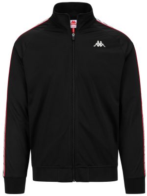 222 BANDA ANNISTON SLIM - Fleece - Jacket - Man - BLACK-WHITE ANTIQUE-RED