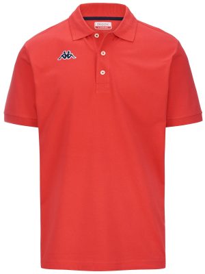 LOGO HOLIVER MSS - Polo Shirts - Polo - Man - RED POPPY-BLUE NAVY