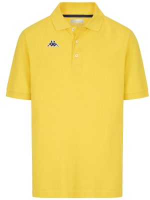 LOGO  HOLIVER MSS - Polo Shirts - Polo - Man - YELLOW LEMON-BLUE NAVY
