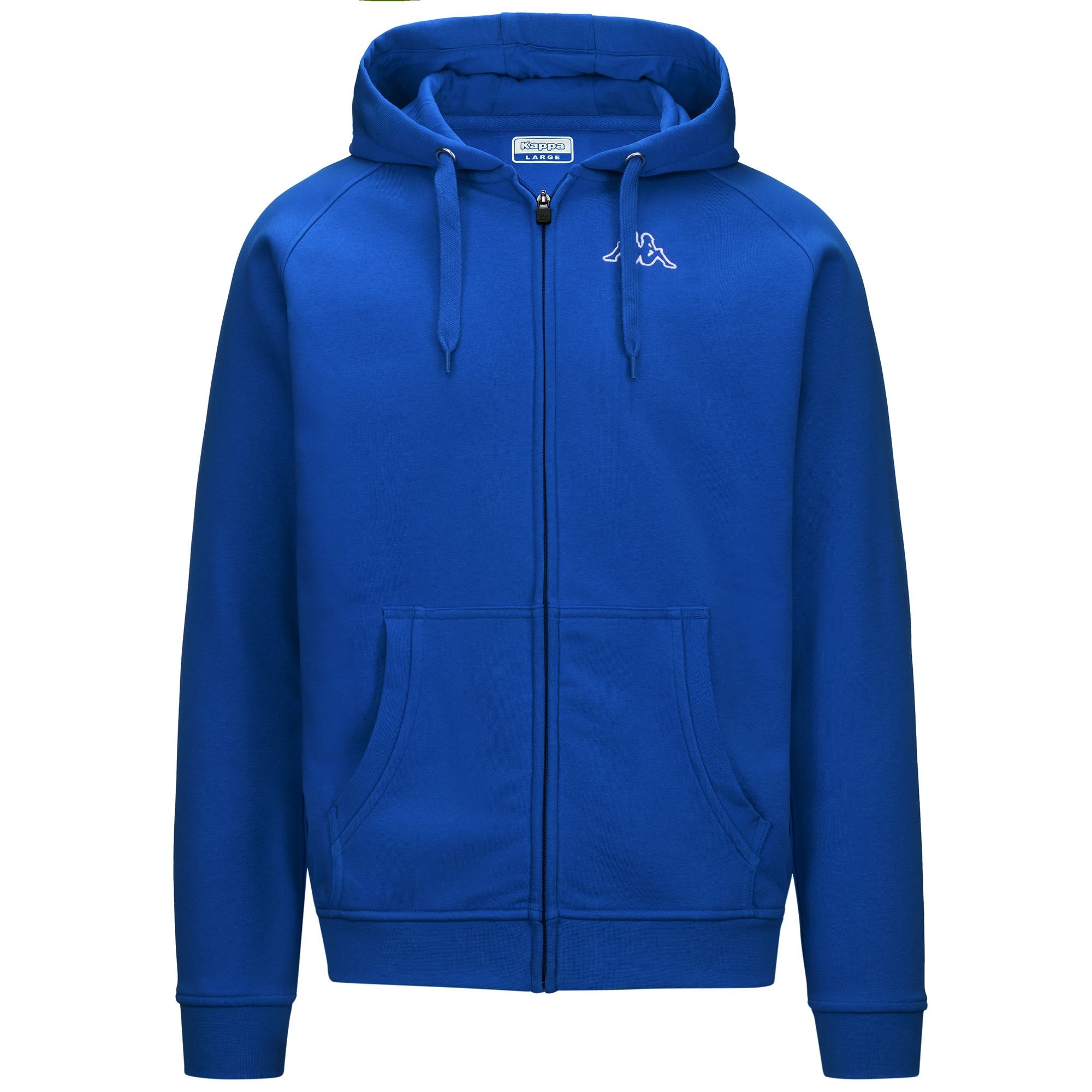LOGO JACK SLIM - Fleece - Hoodie Full Zip - Man - BLUE ROYAL