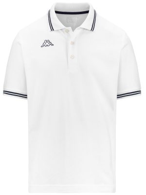 LOGO MALTAX 5 MSS - Polo Shirts - Polo - Man - WHITE-NAVY