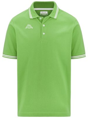 LOGO MALTAX 5 MSS - Polo Shirts - Polo - Man - GREEN-WHITE