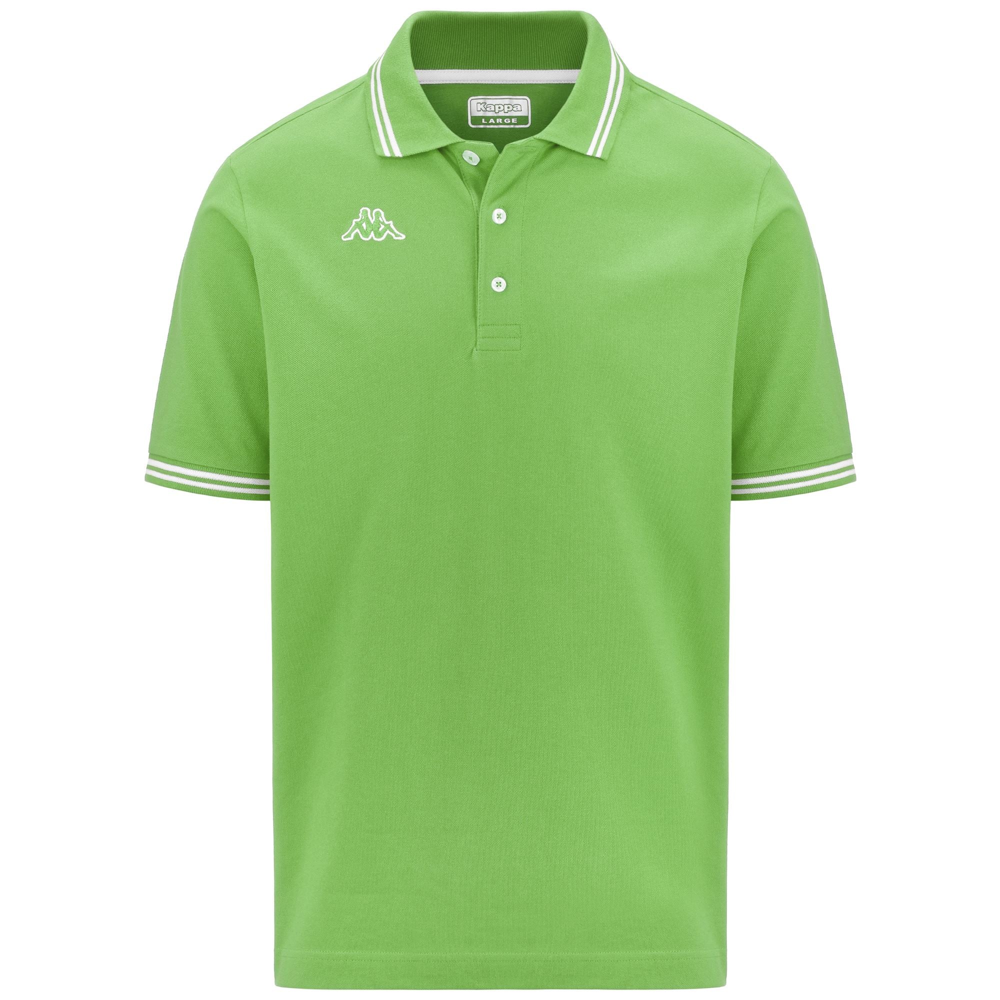 LOGO MALTAX 5 MSS - Polo Shirts - Polo - Man - GREEN-WHITE