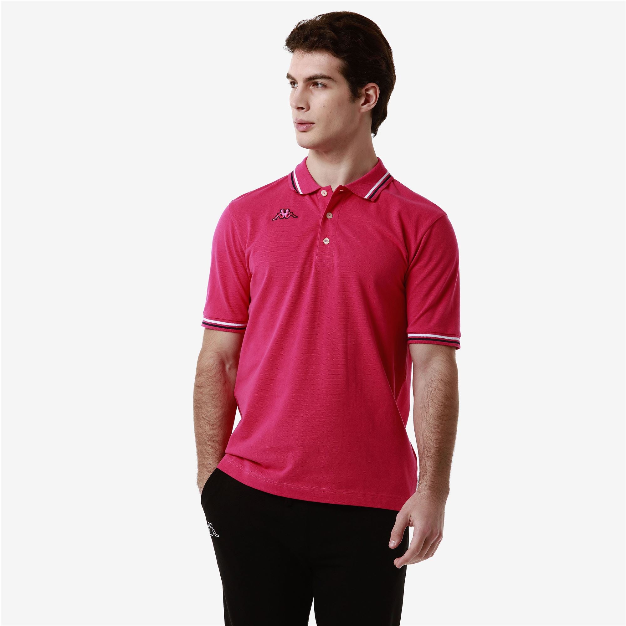 LOGO MALTAX 5 MSS - Polo Shirts - Polo - Man - PINK INTENSE-BLUE MARINE-WHITE - Image 4