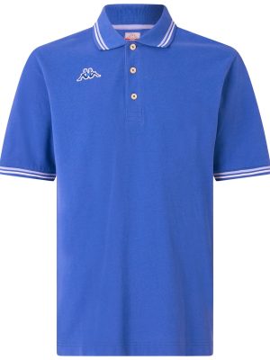 LOGO MALTAX 5 MSS - Polo Shirts - Polo - Man - BLUE ROYAL-AZURE LT MARINE-WHITE