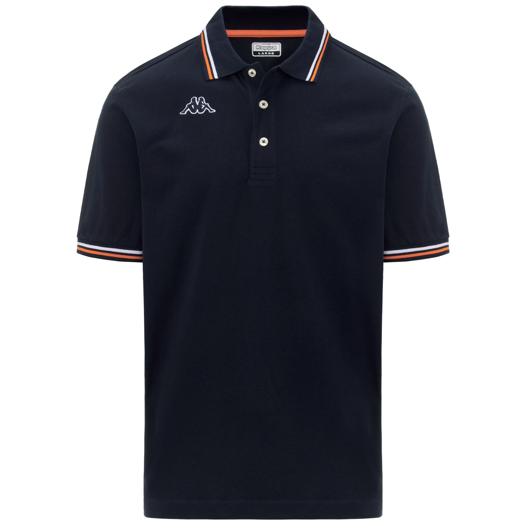 LOGO MALTAX 5 MSS - Polo Shirts - Polo - Man - BLUE NAVY-ORANGE LT-WHITE