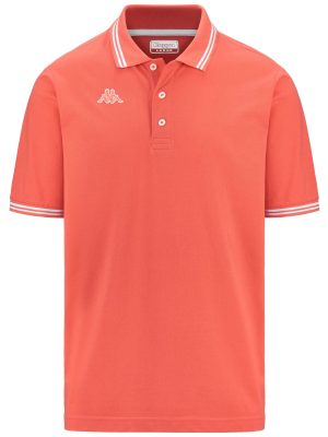 LOGO MALTAX 5 MSS - Polo Shirts - Polo - Man - ORANGE STRONG