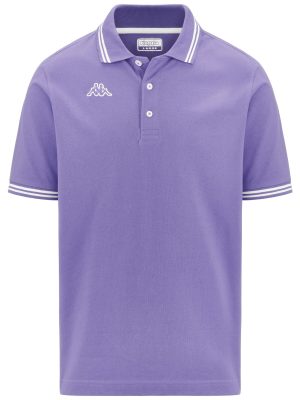 LOGO MALTAX 5 MSS - Polo Shirts - Polo - Man - VIOLET LT