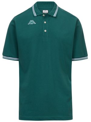 LOGO MALTAX 5 MSS - Polo Shirts - Polo - Man - GREEN JASPER