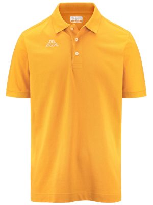 LOGO LIFE MSS - Polo Shirts - Polo - Man - YELLOW OLD