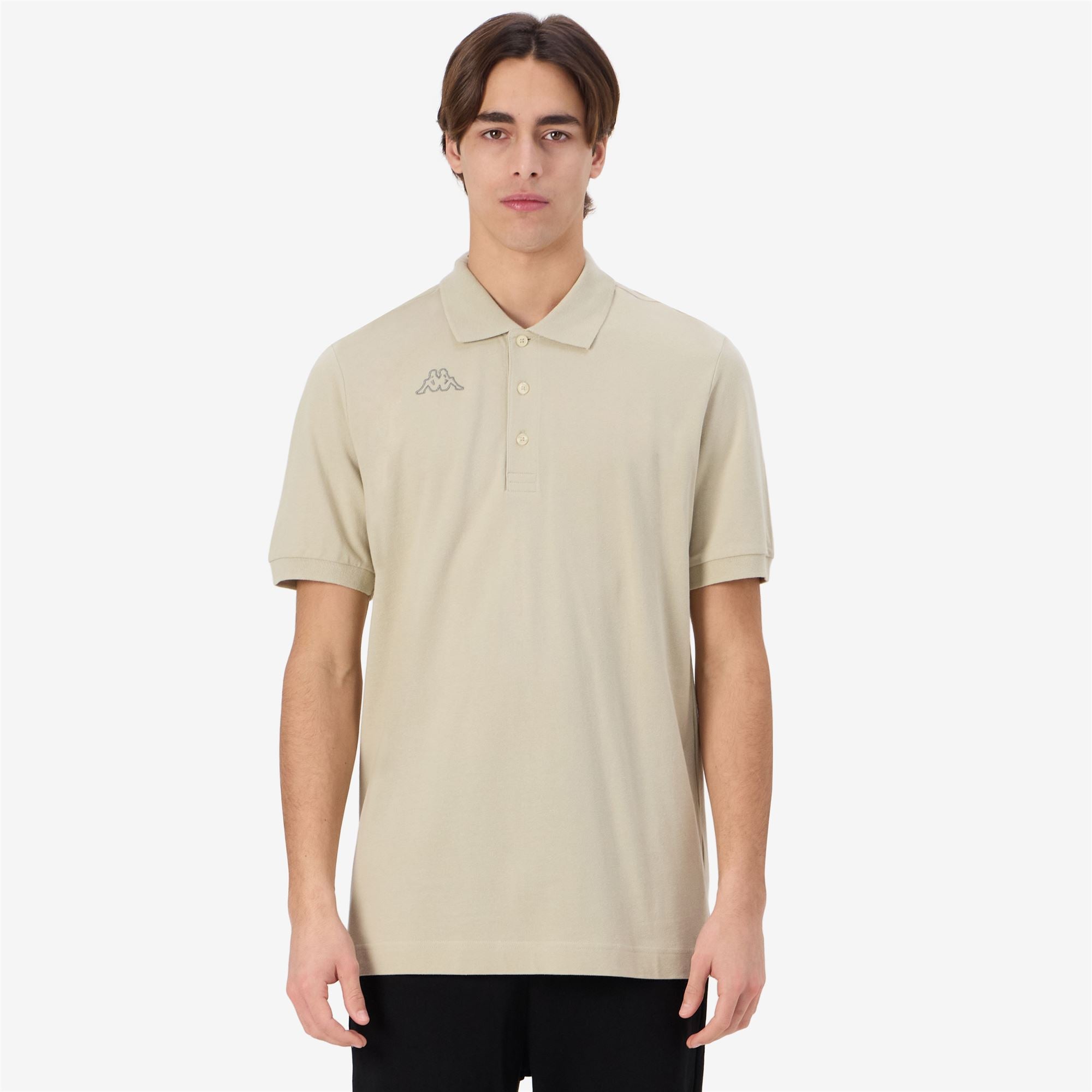 LOGO LIFE MSS - Polo Shirts - Polo - Man - BEIGE CEMENT-GREY FROST - Image 4