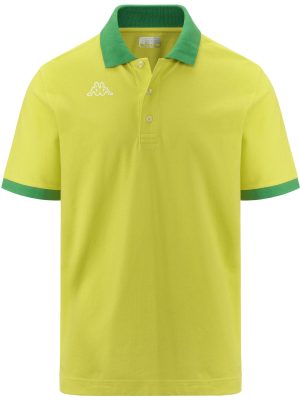 LOGO  LIFE MSS - Polo Shirts - Polo - Man - GREEN PRIMROSE-GREEN FERN