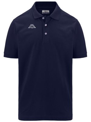 LOGO LIFE MSS - Polo Shirts - Polo - Man - BLUE MARITIME