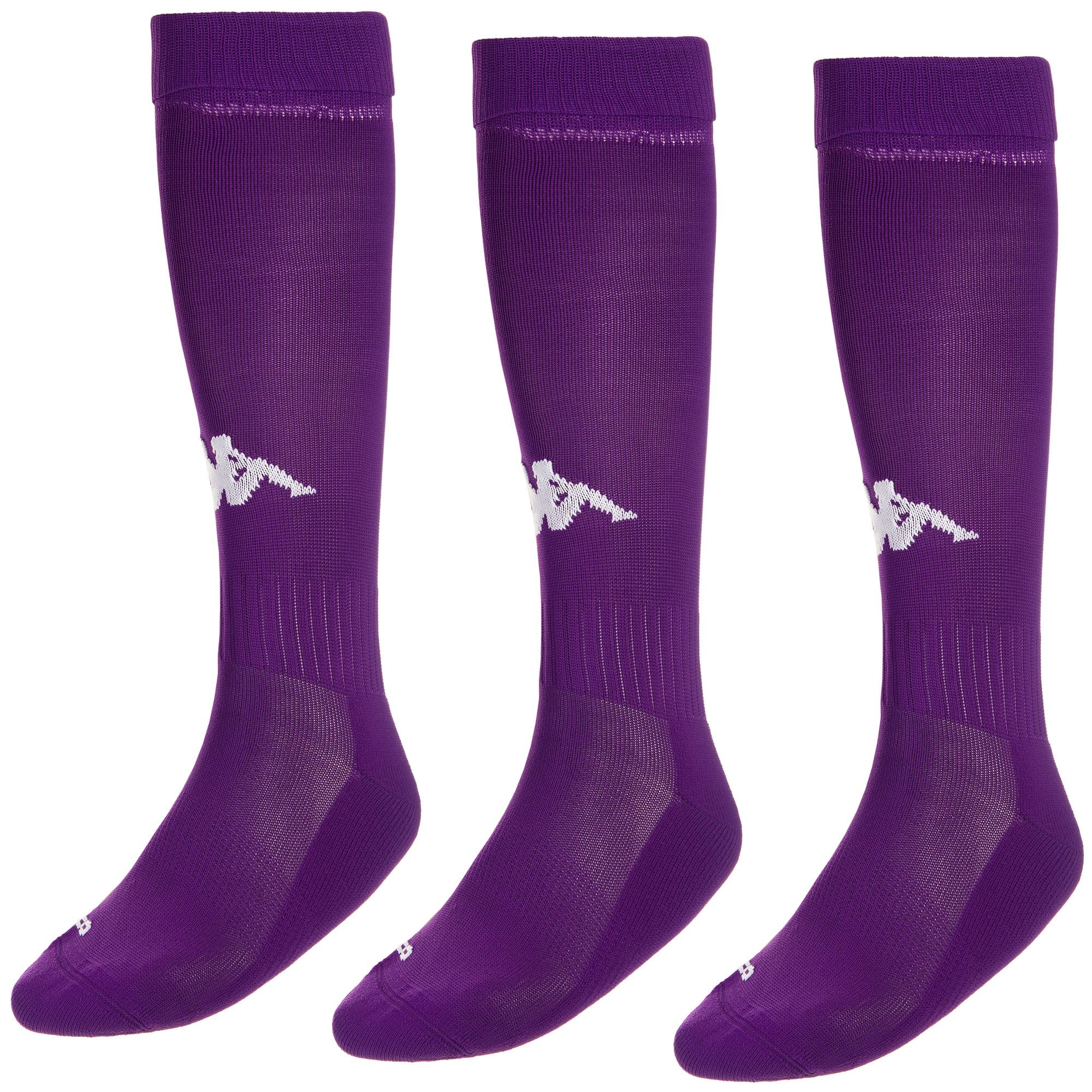 KAPPA4FOOTBALL PENAO 3PACK - Socks - Knee High Sock - Man - VIOLET INDIGO