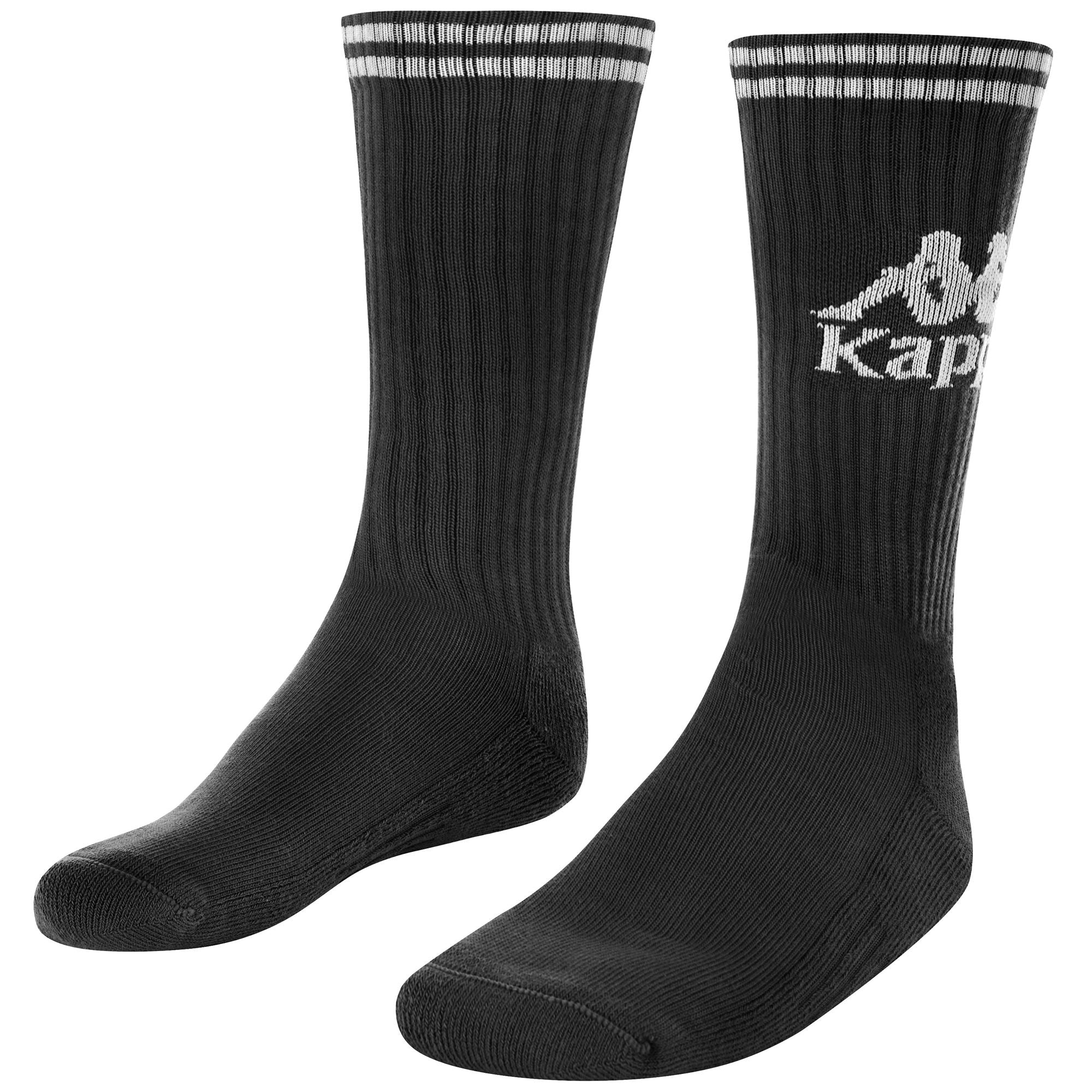 ASTER 1PACK - Socks - Crew Sock - Unisex - BLACK-WHITE