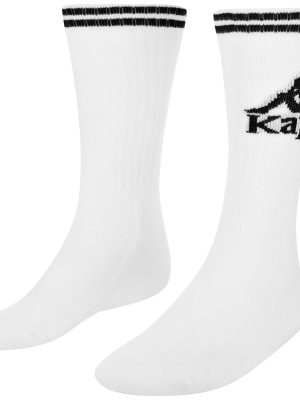 ASTER 1PACK - Socks - Crew Sock - Unisex - WHITE-BLACK