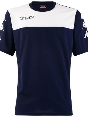 KAPPA4SOCCER BONDER - Active Jerseys - Shirt - Man - BLUE MARINE-WHITE