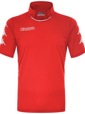 KAPPA4SOCCER BONDORF - Active Jerseys - Polo Shirt - Man - RED-WHITE