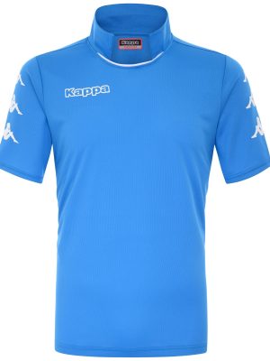 KAPPA4SOCCER BONDORF - Active Jerseys - Polo Shirt - Man - AZURE-WHITE