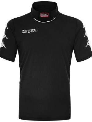 KAPPA4SOCCER BONDORF - Active Jerseys - Polo Shirt - Man - BLACK-WHITE