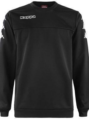 KAPPA4SOCCER BOUP - Fleece - Jumper - Man - BLACK