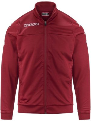 KAPPA4SOCCER BOUVIL - Fleece - Jacket - Man - RED GRANATA