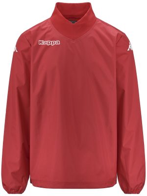 KAPPA4FOOTBALL BURNER - Fleece - Jumper - Man - RED CHINESE