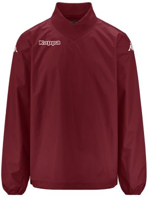 KAPPA4FOOTBALL BURNER - Fleece - Jumper - Man - RED GRANATA