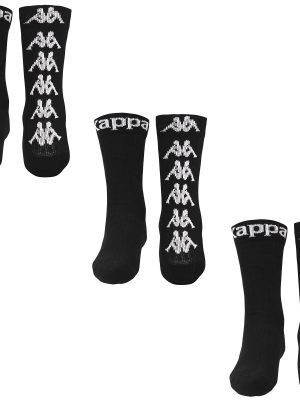 ATEL 3PACK - Socks - Crew Sock - Unisex - BLACK-WHITE