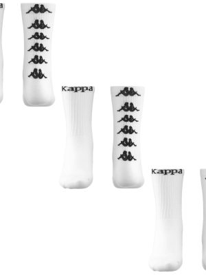 ATEL 3PACK - Socks - Crew Sock - Unisex - WHITE-BLACK