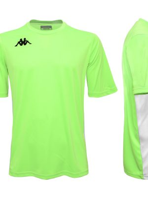 KAPPA4FOOTBALL WENET - Active Jerseys - Shirt - Man - GREEN FLUO