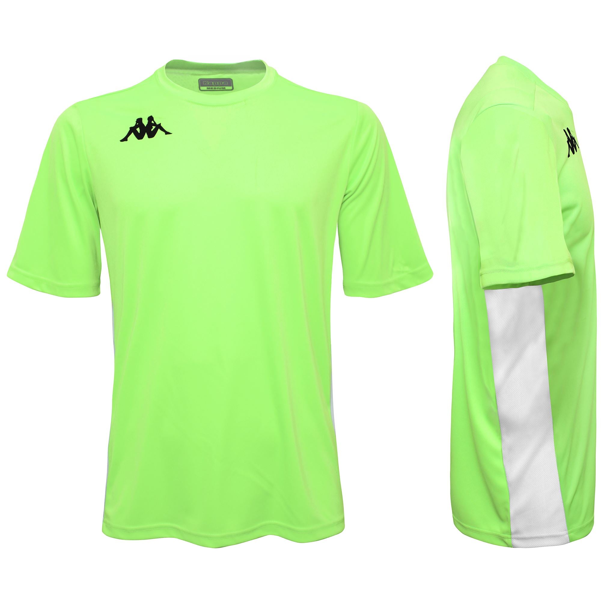 KAPPA4FOOTBALL WENET - Active Jerseys - Shirt - Man - GREEN FLUO
