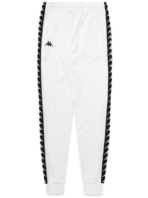 222 BANDA    RASTORIA SLIM - Pants - Sport Trousers - Man - WHITE-BLACK