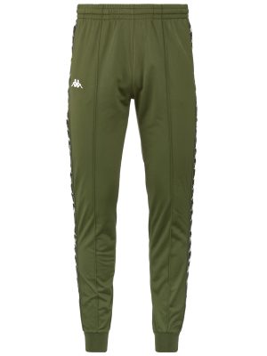 222 BANDA RASTORIA SLIM - Pants - Sport Trousers - Man - GREEN PARSLEY-WHITE