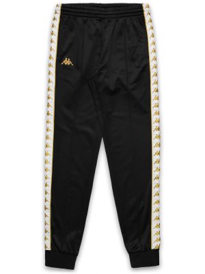 222 BANDA RASTORIA SLIM - Pants - Sport Trousers - Man - BLACK-YELLOW GOLD RICH-WHITE