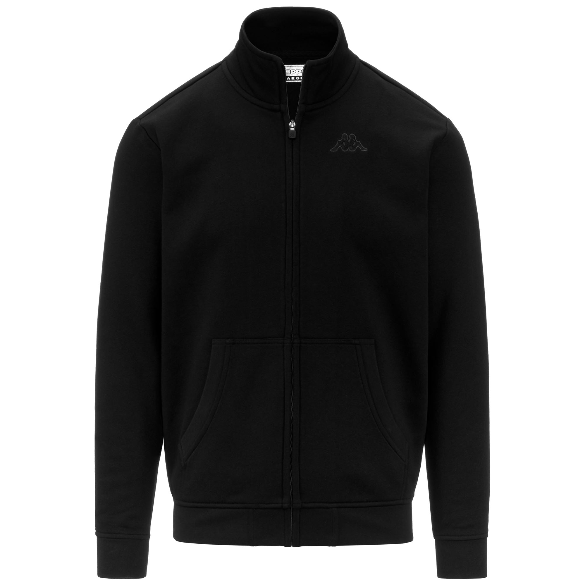 LOGO KORPO ZENTIL - Fleece - Jacket - Man - BLACK-BLACK GREYISH