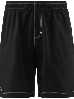 LOGO  KORPO ZOLG - Bathing Suits - Swimming Trunks - Man - BLACK