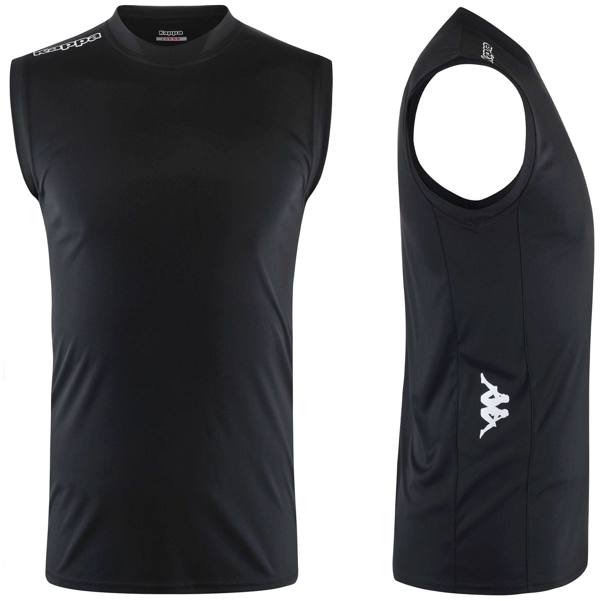 KAPPA4VOLLEY ASTON - Active Jerseys - Tank - Man - BLACK