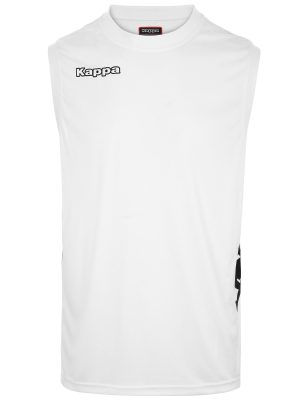 KAPPA4VOLLEY ASTON - Active Jerseys - Tank - Man - WHITE