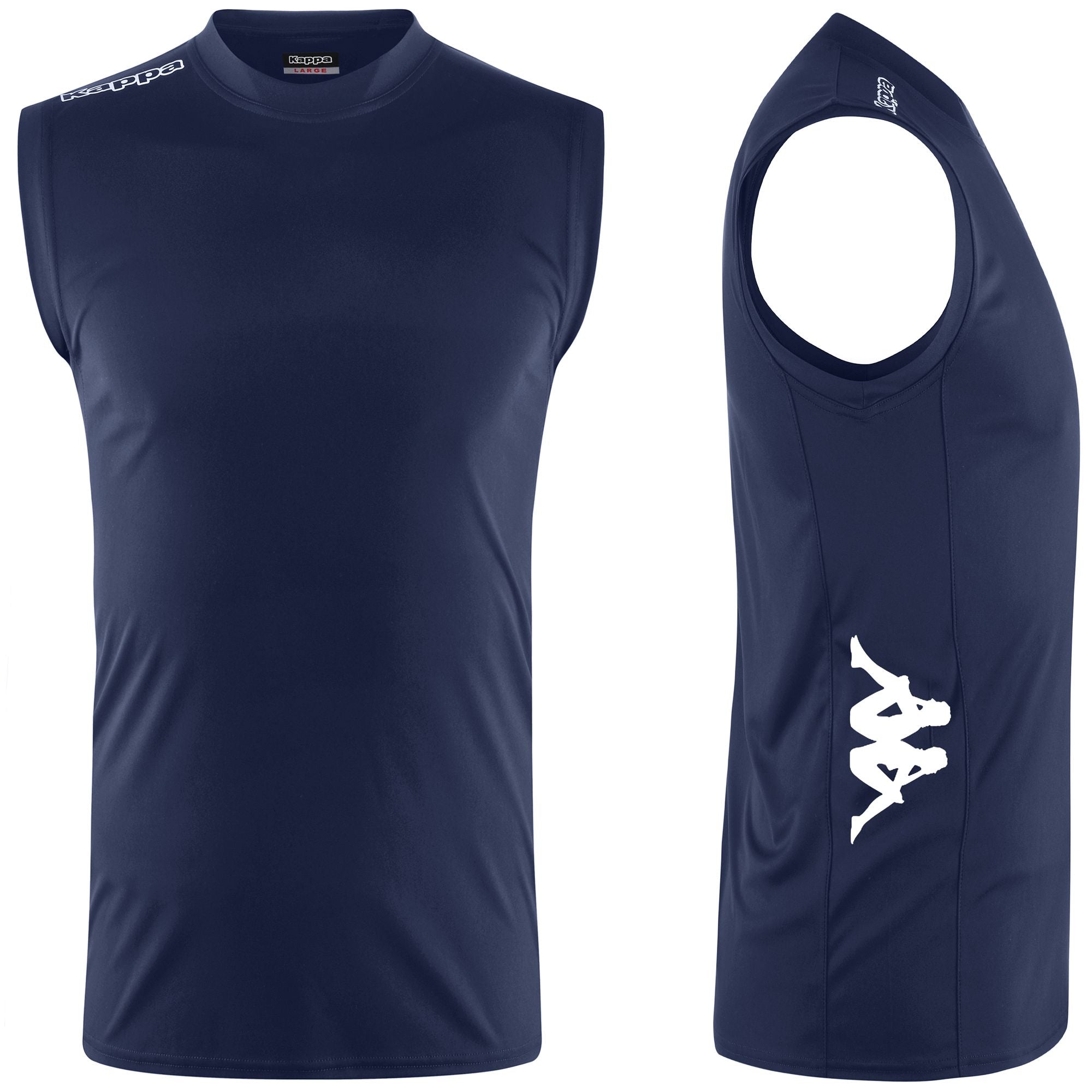 KAPPA4VOLLEY ASTON - Active Jerseys - Tank - Man - BLUE MARINE