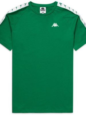 222 BANDA COEN SLIM - T-ShirtsTop - T-Shirt - Man - GREEN TEE-WHITE