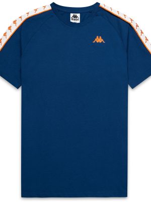 222 BANDA COEN SLIM - T-ShirtsTop - T-Shirt - Man - BLUE DK-ORANGE