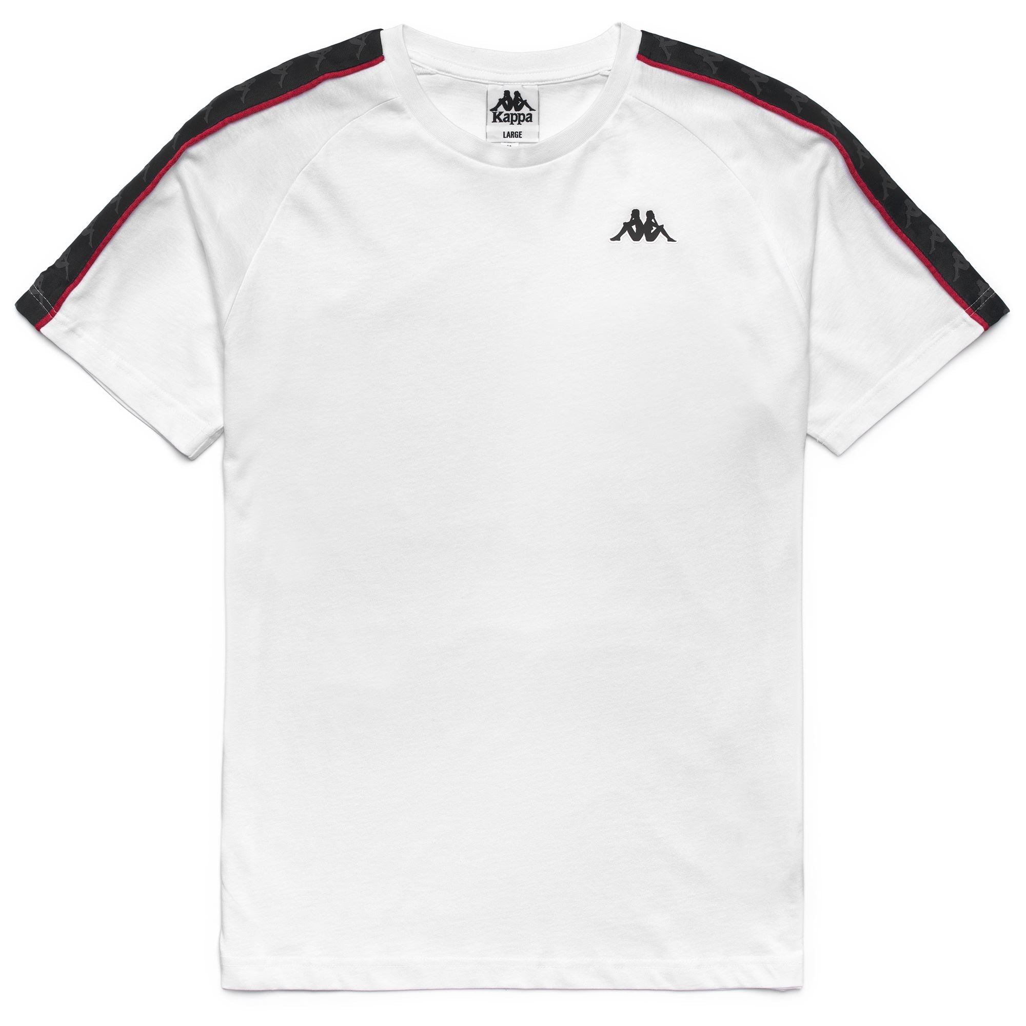 222 BANDA COEN SLIM - T-ShirtsTop - T-Shirt - Man - WHITE-BLACK-RED RACING